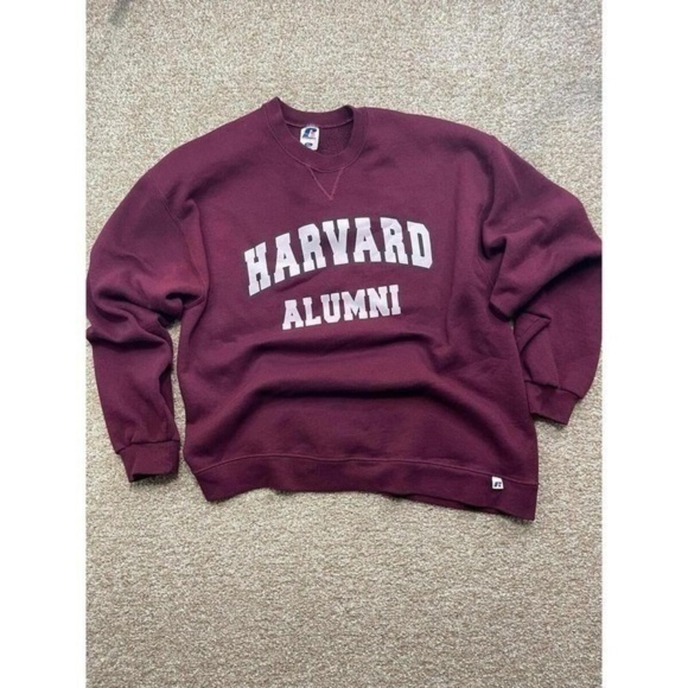 Russell Harvard Shield Crest Crewneck Sweatshirt XL